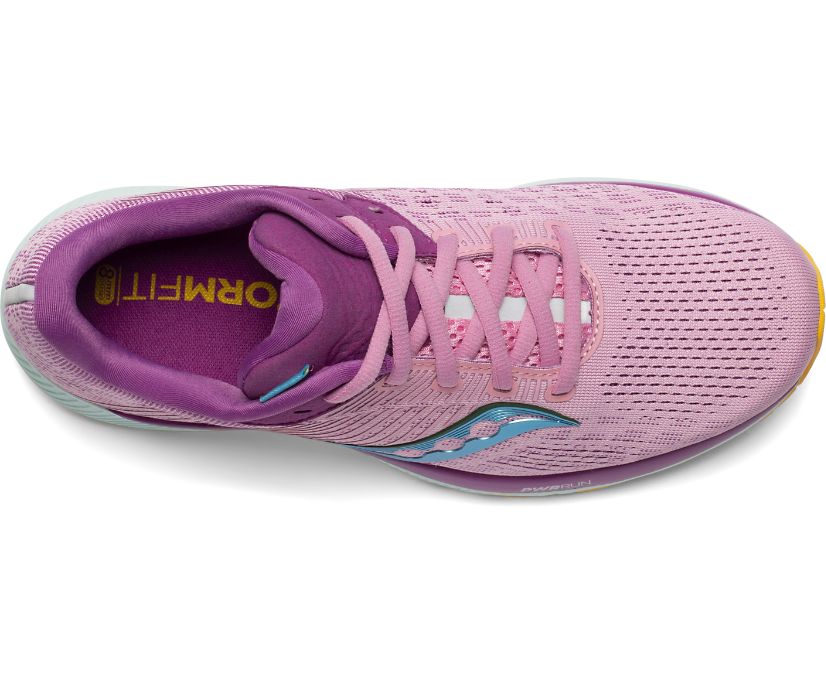 Saucony Guide 14 Women's Running Shoes Pink / Purple | Canada 145GSOL